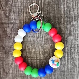 Autism awareness keychain